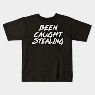 Been Caught Stealing / Faded Style 90s Alt Rock Fan Design Kids T-Shirt